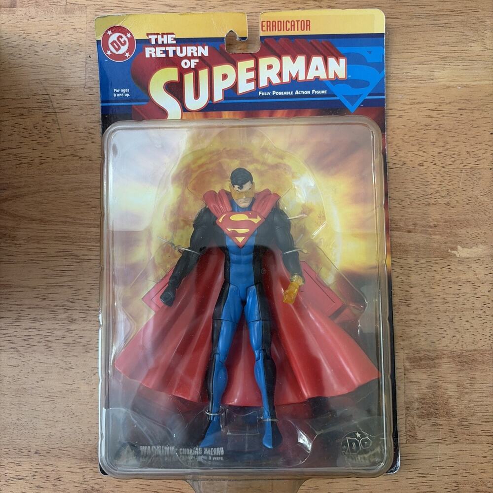 New The Return Of Superman Eradicator Action Figure DC Direct 2004 NEW